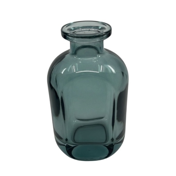 Green Glass Bud Vase Set - Rust Décor for Weddings, Home, and Office - Picture 5 of 7